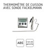 Fackelmann 63805 Digital Cooking Thermometer with Probe, Thermal Thermometer, Cooking