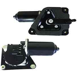 New Front Wiper Motor W/Metal Mounting Plate Replacement For 1990 1991 1992 1993 1994 1995 1996 Replacement Ford F600 & F Super Duty FSD, Replaces Replacement Ford E7TZ17508A