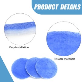 Hoypeyfiy 6 or 12Pcs 5.25 Inches RV Air Filter, Round Air Duct AC Filter, RV AC Vent Filter, MERV-6 RV Air Conditioner Filter (12)