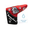 Bulldogs Golf Blade Putter Cover Red & Black With Magnetic