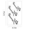 HappyHome 30pcs Fake Tattoo Stickers Body Stickers Waterproof Long Lasting