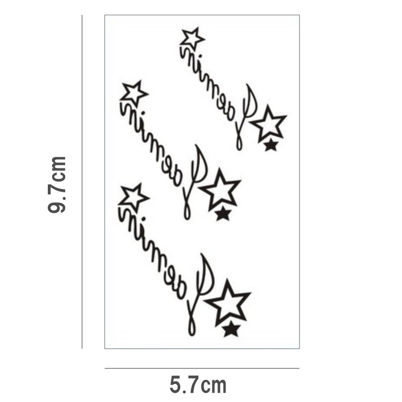 HappyHome 30pcs Fake Tattoo Stickers Body Stickers Waterproof Long Lasting
