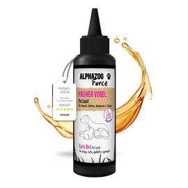 alphazoo Gastrointestinal Liquid Early Bird 100 ml Dog & Cat I Secondary Support by Saponins & Bitter Substances I Support Natural Gastrointestinal Function & Intestinal Environment