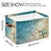 AUUXVA Storage Basket Tropical Sea Beach Starfish Seashell Storage Cube