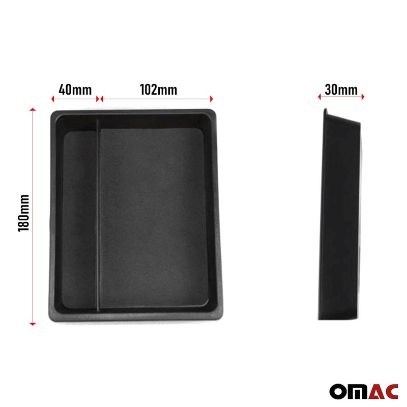 OMAC Center Console Armrest Storage Tray for VW Tiguan 2012-2017