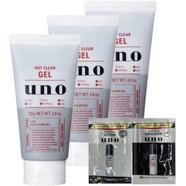 Uno Hot Clear Gel x 3 + Bonus 5 Assorted
