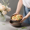 KYBSCZ 30oz Ceramic bowls set of 4-8" serving bowls for