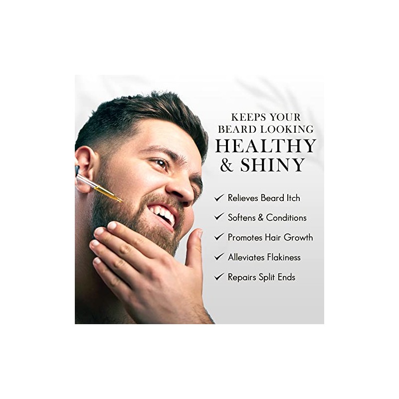 Vegan Mia Aceite Orgánico para Barba Usda para Hombres