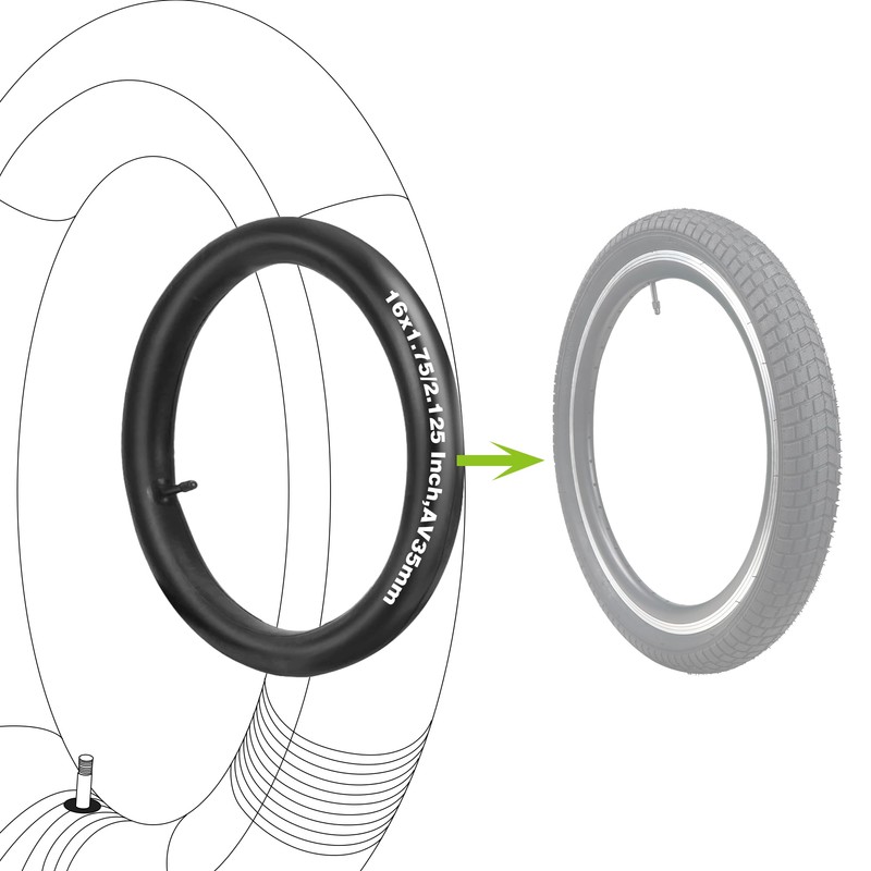 GRELiving Pack of 2 16 inch inner tubes, 16 x