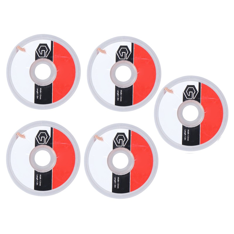 5Pcs TGK‑1015 Solder Wick Oxidation Resistant Professional Desoldering Wick for