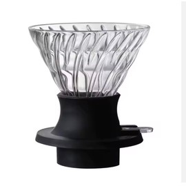 Prepare coffee according to the tea principle, immersion dripper switch, made in Japan, Black [Energy Class A+] Plus free spoon