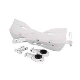 BIUGERCN Motorcycle Hand Guard Dirt Bike Aluminium Hand Guard Handlebar Protection Universal for EXC SX XC CRF TF FE TE 125 250 300 450 500 White