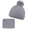 HiFEN® Kids Insulated Fur Lined Layered Hats and Neck Warmer