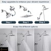 BRIGHT SHOWERS NEW BRIGHT SHOWERS Rain Shower Head with Handheld