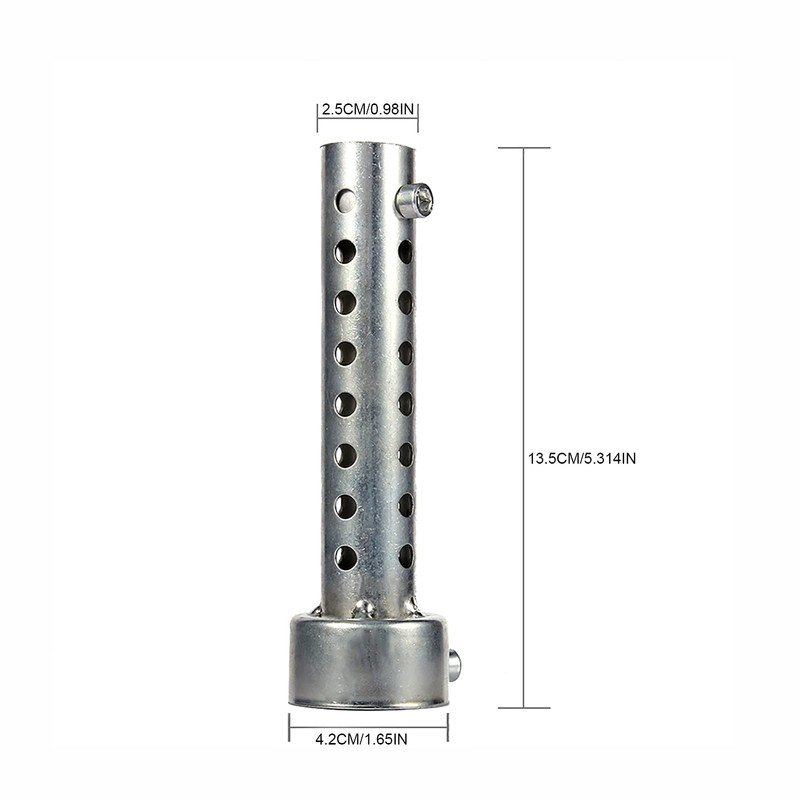 Qiilu Motorcycle Silencer Universal Motorcycle Silencer Deflector Insert DB Killer
