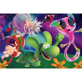 Trefl 16486 Dragon Diplodok Diplodocus Friends, 100 Pieces, Jigsaw Puzzle, Christmas Puzzle with Fairytale Figures, for Children from 5 Years, Multicoloured