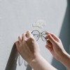 Dexprosy 6Pcs Wall Mounted Eyeglass Holder – Clear Sunglasses Storage
