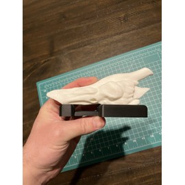 Jurassic Park Velociraptor Resonating Chamber With Display Stand 3D Printed
