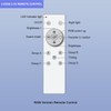 4 PCS Aluminum Round WiFi RGB Under Cabinet Lights Kit,Work