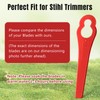 100Pcs Plastic Replacements Cutting Blades for Stihl Polycut 2-2 3-2