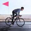 6PCS Pink Bike Safety Flags,6 Ft Bike Flags with Pole