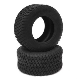 PeakPursuit Lawn Mower Turf Tires | 16x6.50-8 4PR Tubeless Tires Ideal for Golf Carts and Garden Tractors | Set of 2