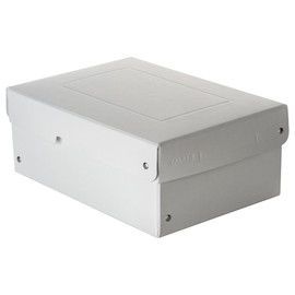 Original Falken PureBox Pro. Made in Germany, 100 mm high, DIN A5, DIN ISO 9706, DIN ISO 16245-A. Acid-free and ageing resistant storage box with lid, suitable for archiving box
