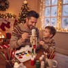 Pinkunn 15.5 Inch Large Unfinished Wood Nutcracker Set of 3-