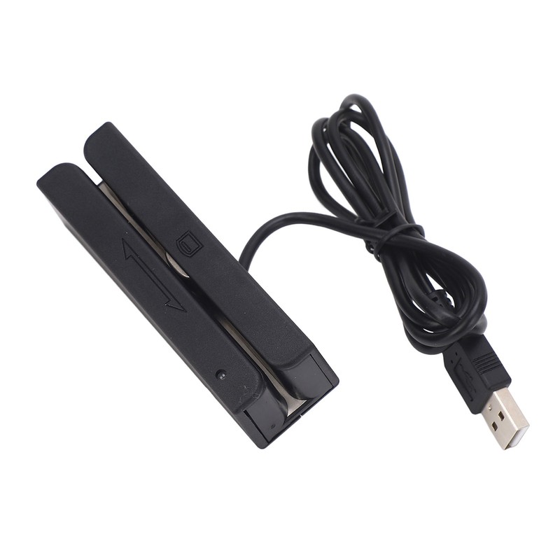 3 Track Magnetic Stripe Card Reader Bidirectional Manual USB Card