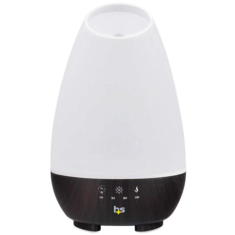 HealthSmart Large 500mL Essential Oil Diffuser with Colorful Mood Light