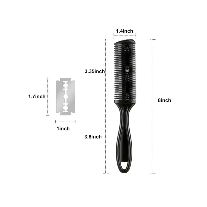 Mace 메이스 3 헤어컷 면도기 빗 12개 교체날 더블 엣지