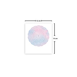 Le Jardin du Lin Printed Cotton Drawstring Bags, Shopping Bag, Cloth Bag, Vegetable Bag, Reusable, Eco-Friendly, Multi-Purpose, Foldable, Size: 12 x 15 cm