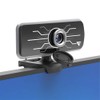 GAME FACTOR WG400 Webcam Gamer 1080P, Luz LED, USB, con