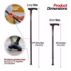 Buddy Bastón Walk Buddy Recargable Mp3 Alarma Sos Luz Led