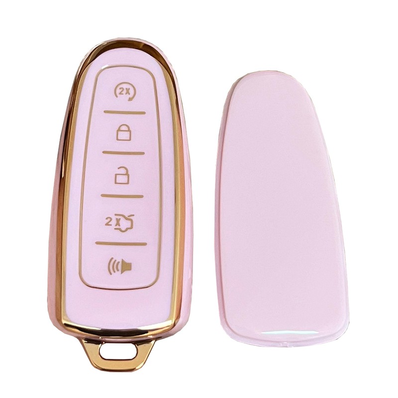 QIXIUBIA for Ford Key Fob Cover Keyless Remote Smart Key