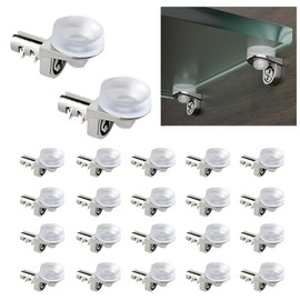 20Pcs Shelf Pins Kit Shelf Pegs Shelf Support Peg Bracket Holder for Cabinet Shelves Furniture Book Shelves