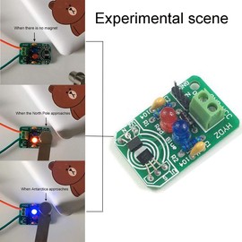 Youmile DC 4.5-24V Hall Magnetic Induction module Electronics Module Parts Magnetic Induction Sensor south and north pole Detection Resolver For home, office and industrial electrical