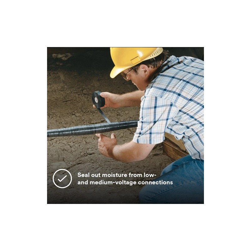Scotch Linerless Rubber Splicing Tape (130C): 2 in. x 30