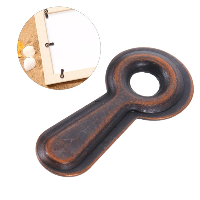iplusmile 100pcs Picture Frame Backing Clips Turn Button Fasteners for