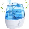 Homasy 2.2L Humidifier for HOME & OFFICE with Light,Quiet &
