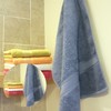 Towel 40x78cm 30 count 135g bathroom bath towel strong absorbency bath towel Indoor swimming bath towel blue 2ea