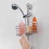 Metaltex Polytherm Coated Viva Bathroom Shower Caddy with Pole Grip