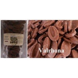 Valrhona 4658 Jivara 40% Milk Chocolate Baking Feves from OliveNation, Creamy Melting Discs - 1/2 lb