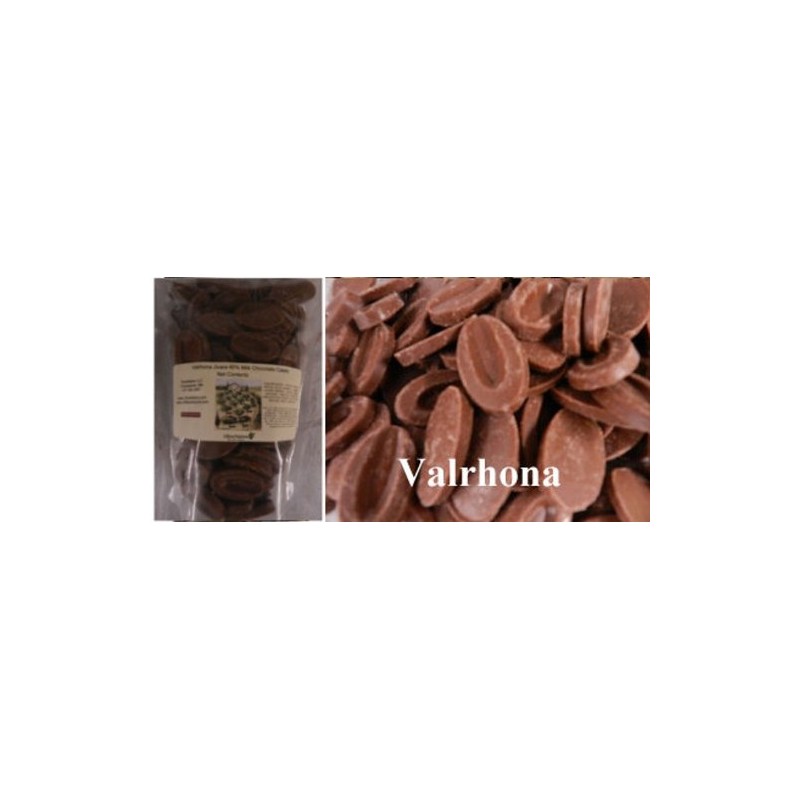 Valrhona 4658 Jivara 40% Milk Chocolate Baking Feves from OliveNation,