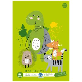 Staufen Edition Dürer Colouring Pad DIN A4 100 Sheets Glued Premium White 70 g/m² Recycled Paper Cover with 2 Motifs Pack of 1