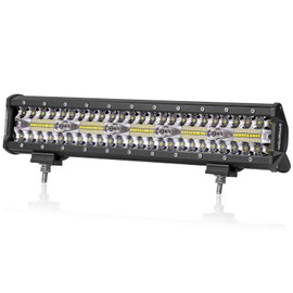 OFFROADTOWN 15 Inch 300W LED Light Bar, White, Aluminum, IP68 Waterproof, Suitable for Off-Road Vehicles, UTVs, ATVs, Trucks, Boats