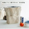 Lunch Bag, Canvas, Insulated Lunch Bag, Drawstring Bag, Insulated Lunch