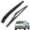 Ruolin Car Rear Windscreen Wiper Black Replacement Rear Wiper Arm