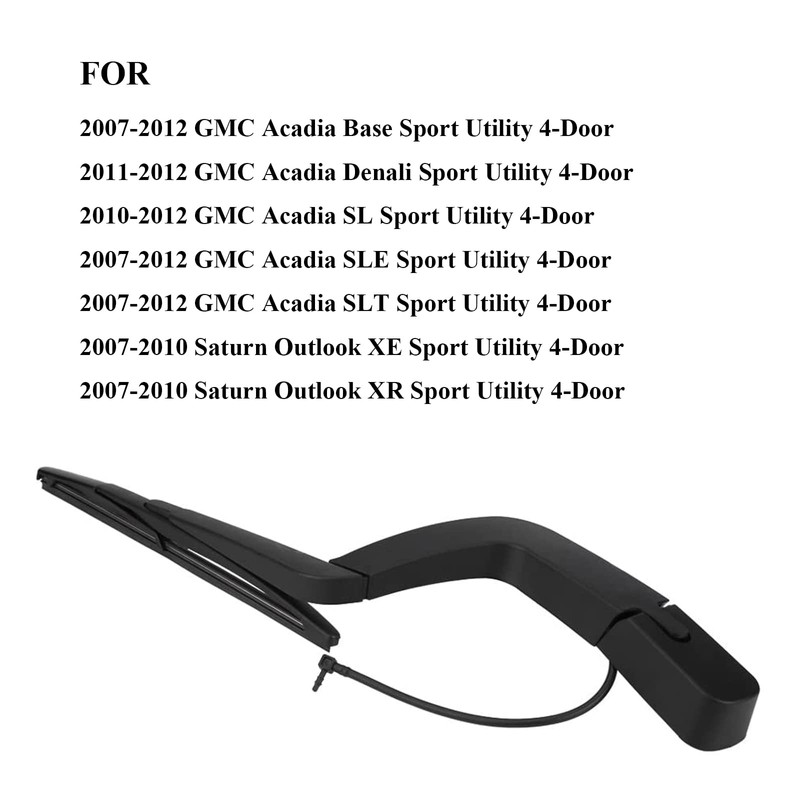 Windshield Wiper Arm & Blade Set Replacement for 2007-2012 GMC