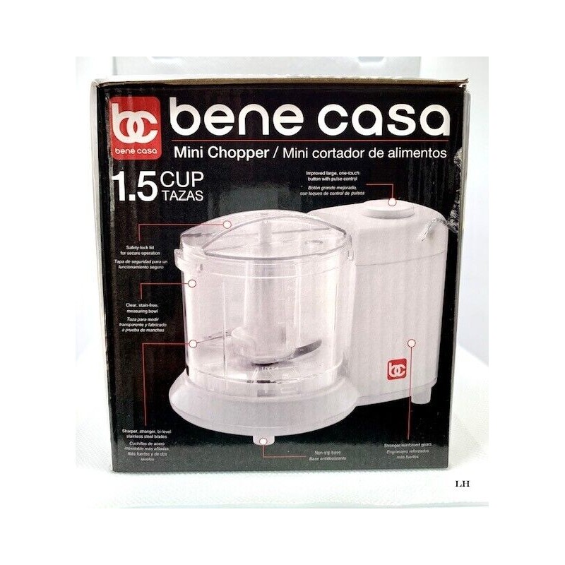 Bene Casa Mini Chopper / Mini cortador de alimentos